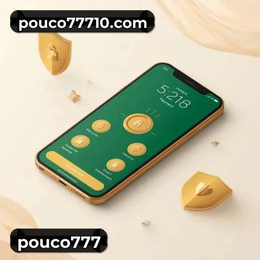 Comparação APP mobile vs versão web da pouco777
